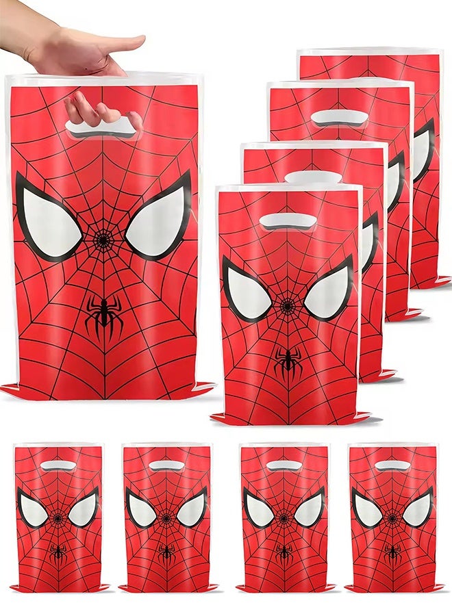 SPIDERMAN 20PCS Blue Spider-Man Themed Birthday Party Supplies, Cartoon Candy Bag, Tote Bag, Kids Gift Bag, Adult Birthday Party Decorations, Red - Image 1